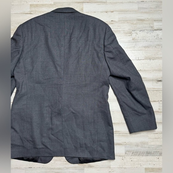 Brooks Brothers Blazer Sport Coat Jacket Mens 42R 2 Button gray - Picture 7 of 11